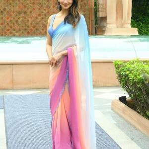 RUKHA FAB Self Design Daily Wear Georgette, Pure Silk Saree (Multicolor)