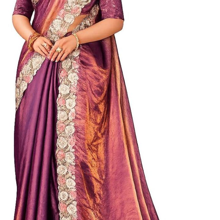 Divyansh Collection Printed, Embroidered, Woven, Floral Print Bollywood Cotton Silk Saree (Multicolor)