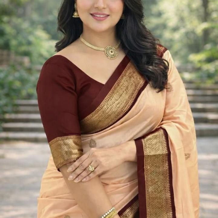 NST5 Printed Daily Wear Cotton Silk Saree (Multicolor)